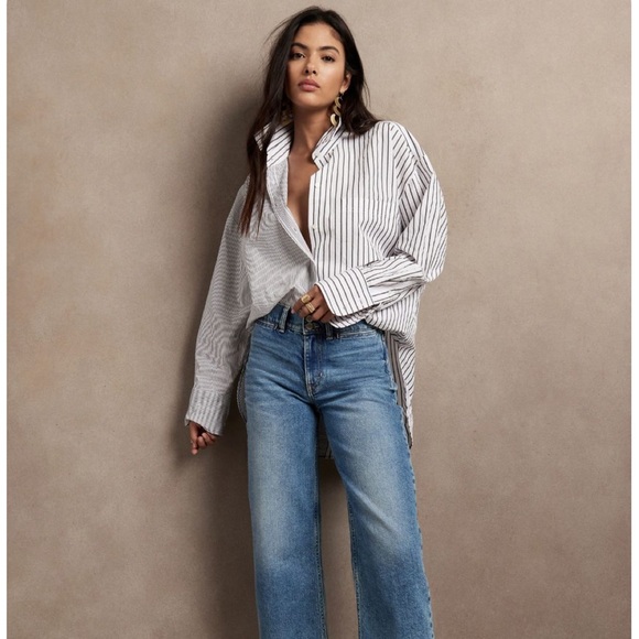 NEW Rodd & Gunn Sports Fit Navy and White Striped Shirt - Picture 5 of 14